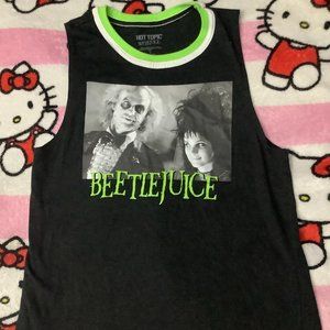 Hot Topic Beetlejuice tank top